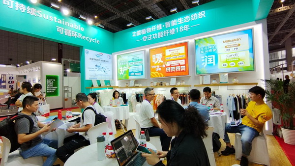 “Naturefi植物原纖維，開啟綠色健康生活” 邦特纖維再次亮相yarnexpo（秋冬）展