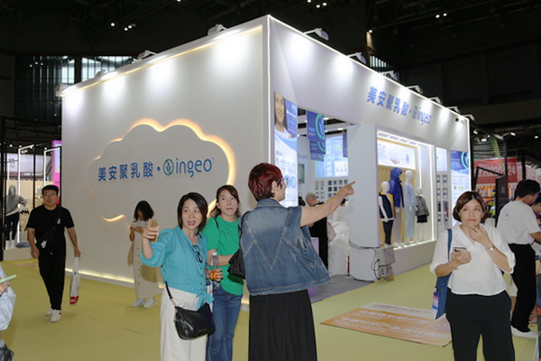 美安聚乳酸ingeo 亮相Phvalue2023秋冬展，引來圍觀
