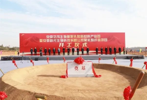 安徽華茂生物基聚乳酸新材料產(chǎn)業(yè)園暨安徽新元生物科技有限公司聚乳酸纖維項(xiàng)目開(kāi)工