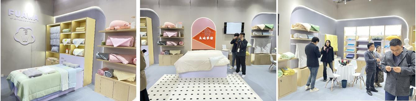 青島組團(tuán)參加intertextile家紡展，副市長(zhǎng)趙燕一行蒞臨考察